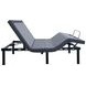 Negan Black and Gray California King Adjustable Bed with USB Charging