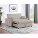 Portland Latte Boucle Sleeper Sofa Bed