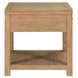 Portello Natural and Concrete Rectangular End Table