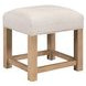 Portello Taupe Mist Upholstered Console Stool