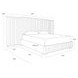Tarrant Diamond Mink King Upholstered Platform Bed