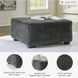 Biddeford Shadow Oversized Accent Ottoman