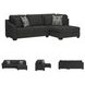 Biddeford Shadow 2 Piece RAF Chaise Sectional