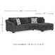 Biddeford Shadow 2 Piece RAF Chaise Sectional