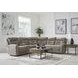 Point Break Mushroom 3 Piece Modular Triple Power Reclining Loveseat Sectional with Hidden Cup Holders and USB Charging