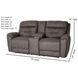 Point Break Telluride Stone Power Reclining Sofa with Power Headrest and Lumbar