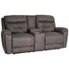 Point Break Telluride Stone Power Reclining Sofa with Power Headrest and Lumbar