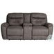 Point Break Telluride Stone Triple Power Reclining Sofa with Drop Down Tray Table