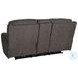 Point Break Telluride Stone Triple Power Reclining Sofa with Drop Down Tray Table