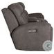 Point Break Telluride Stone Triple Power Reclining Sofa with Drop Down Tray Table