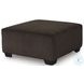 Firescrest Chocolate Oversized Accent Ottoman