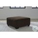 Firescrest Chocolate Oversized Accent Ottoman