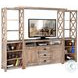 Hearthwood Haven Brown 2 Door 114" Entertainment Wall