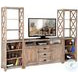 Hearthwood Haven Brown 2 Door 114" Entertainment Wall
