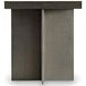 Polus Zeno and Graphite Rectangular Occassional Table Set