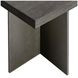 Polus Zeno and Graphite Square Side Table