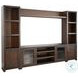 Havenstead Dark Brown 112" Entertainment Wall