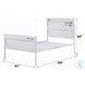 Cargo White Twin Panel Bed