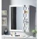 Cargo White Rectangular Vanity Mirror with Storage