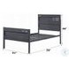 Cargo Gunmetal Twin Panel Bed
