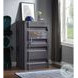Cargo Gunmetal Chest with Door and Shelves