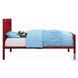 Cargo Red Twin Panel Bed