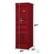 Cargo Red 1 Door Wardrobe