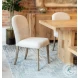 Olivia Beige Linen Dining Chair Set Of 2