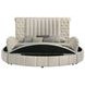 Sonya Ivory King Upholstered Panel Storage Bed