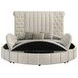 Sonya Ivory Queen Upholstered Panel Storage Bed
