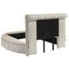 Sonya Ivory Queen Upholstered Panel Storage Bed