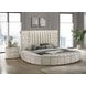 Sonya Ivory Queen Upholstered Panel Storage Bed