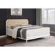 Amherst White Radio Weave Rattan King Metal Bed