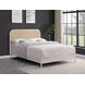 Amherst White Radio Weave Rattan Queen Metal Bed