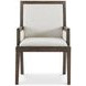 Outline Cream Performance Fabric and Cassel Wooden Frame Arm Chair