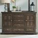 Big Valley Brownstone 6 Drawer Dresser with Mirror
