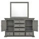 Big Valley Graystone 6 Drawer Dresser with Mirror