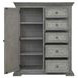 Big Valley Graystone 5 Drawer Chest with Door