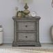 Big Valley Graystone 2 Drawer Nightstand with USB Charging