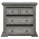 Big Valley Graystone 3 Drawer Bedside Chest with USB Charging