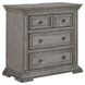 Big Valley Graystone 3 Drawer Bedside Chest with USB Charging
