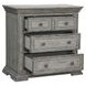 Big Valley Graystone 3 Drawer Bedside Chest with USB Charging