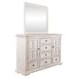 Grand Canyon Whitestone 6 Drawer Dresser with Mirror