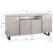 Elmcrest Gray 72" Media Console and Server