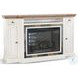 Ember Grace White 72" Media Console with Electric Fireplace