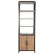 San Diego Antique Brown 2 Door Tall Bookcase