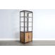 San Diego Antique Brown 2 Door Tall Bookcase