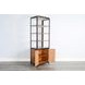 San Diego Antique Brown 2 Door Tall Bookcase