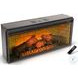 Cozy Luxe Black 42" Log Fireplace Insert