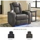 Fyne Dyme Shadow Power Recliner with Adjustable Headrest